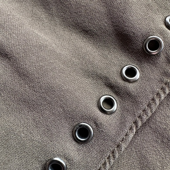 Haute Hippie Grommet Silk Ruffled Mini Skirt Size XS - Picture 7 of 7